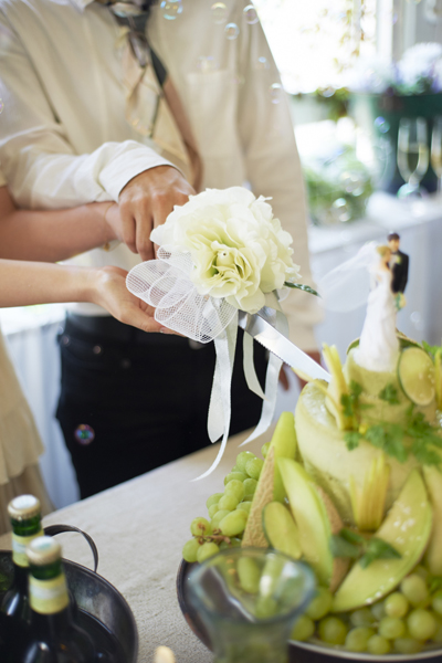 緑色の結婚式9